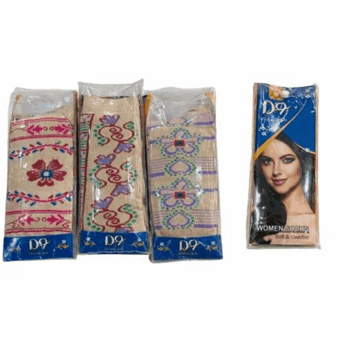 Ladies 3 Pair Socks